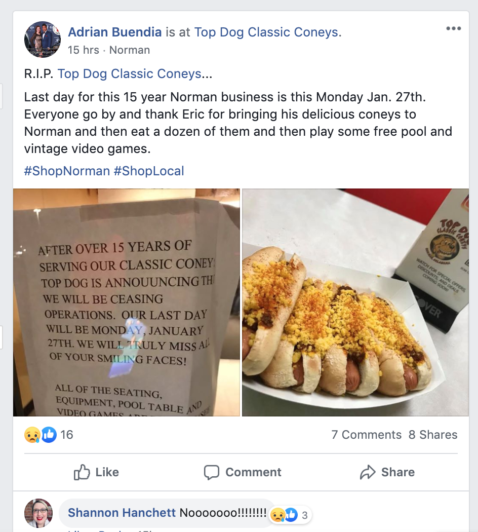 Top Dog Classic Coneys post